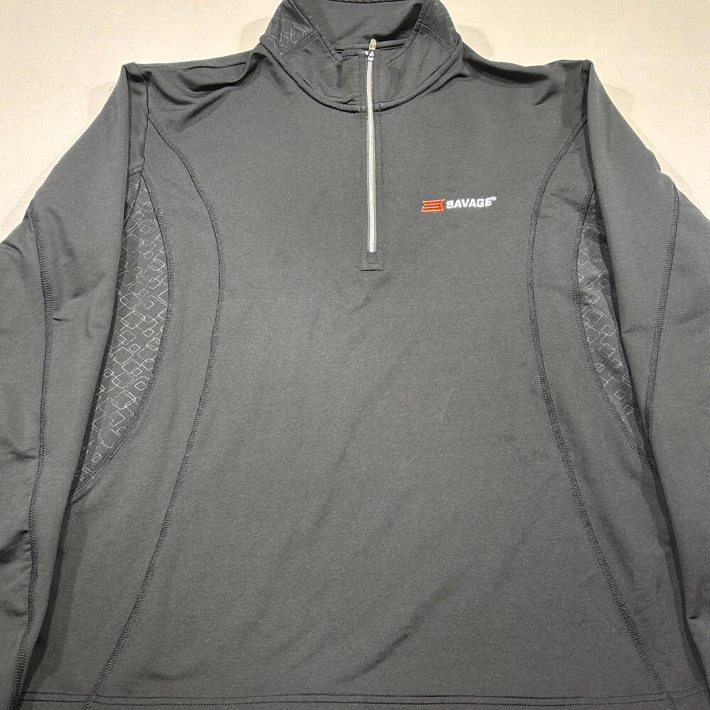 Savage Firearms 1/4 Zip Jacket. Men’s‎ Large. Black